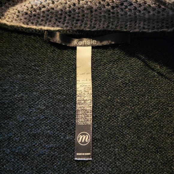 Kensie black open front knit cardigan - Picture 7 of 12